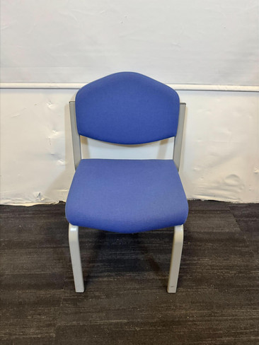 Blue And Light Grey Stackable Chairs (B62-91A-903)