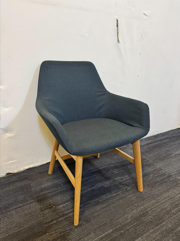Hitchmylius Dusty Blue Chair (35E-FC2-58C)