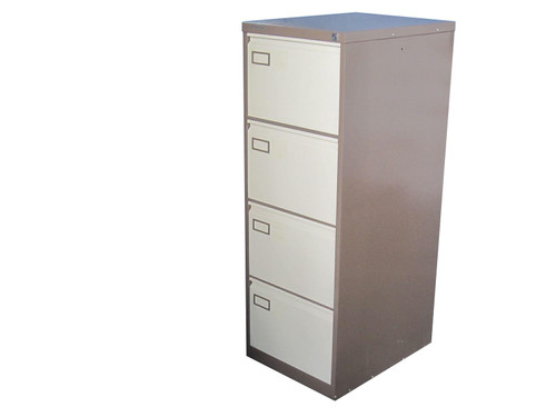 Roneo Brown And Cream Filing Cabinet 035 728 651 Recycled Assets