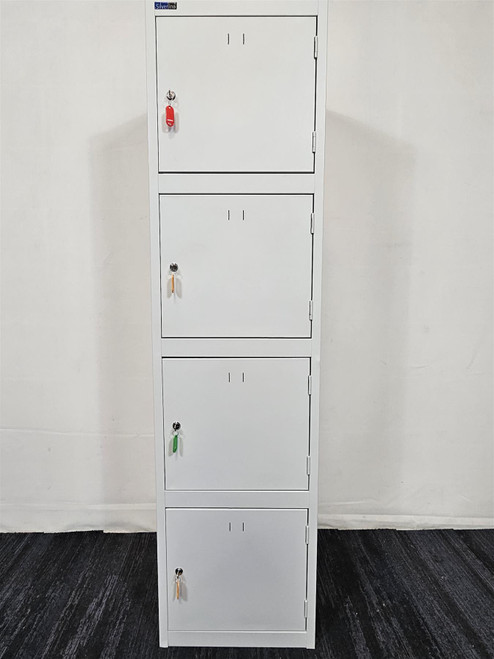 Silverline 4 Drawer Storage Unit Grey (4B6-D4D-949)