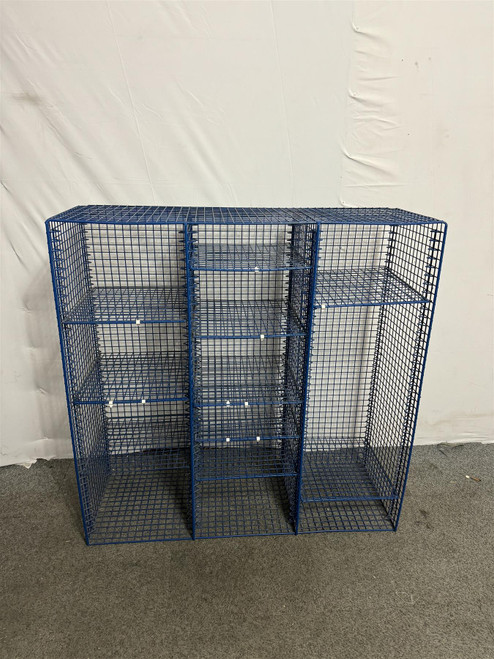 Blue 10 Shelf Storage Unit (47A-E84-E75)