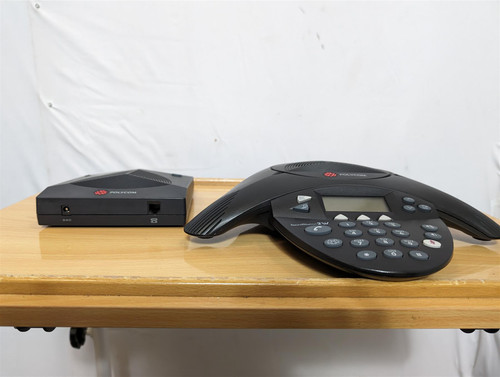 Polycom SoundStation 2W Conference Phone + Base Station (No Cables) (2B9-1C9-3F1)