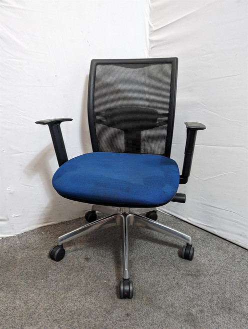 Blue Fabric Mesh-back Task Chair (LPOR-2743-20240322085902)