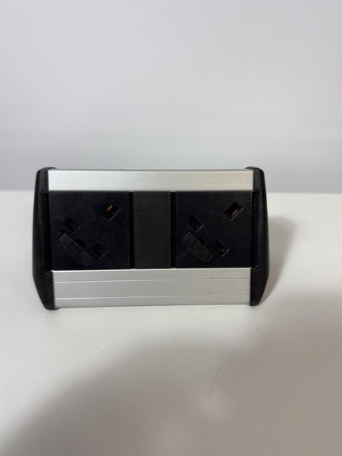 Black And Silver Desk top power unit  (662-90A-036)
