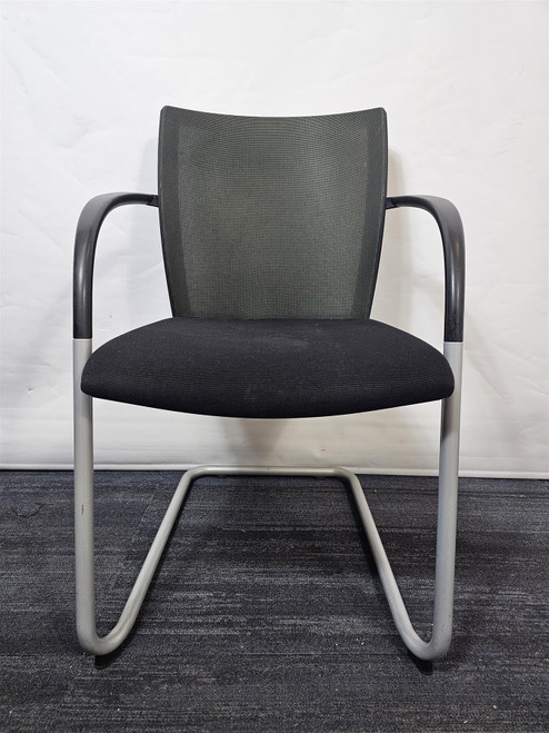 Konig+Neurath Black Stackable Chair (29F-45D-D63)