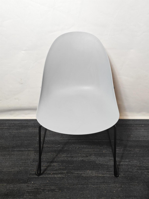 Light Blue And Black Egg Chair (9EB-3F5-250)