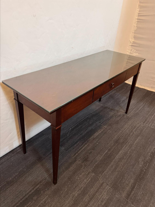 Large Mahogany Console Desk (75A-F51-382)