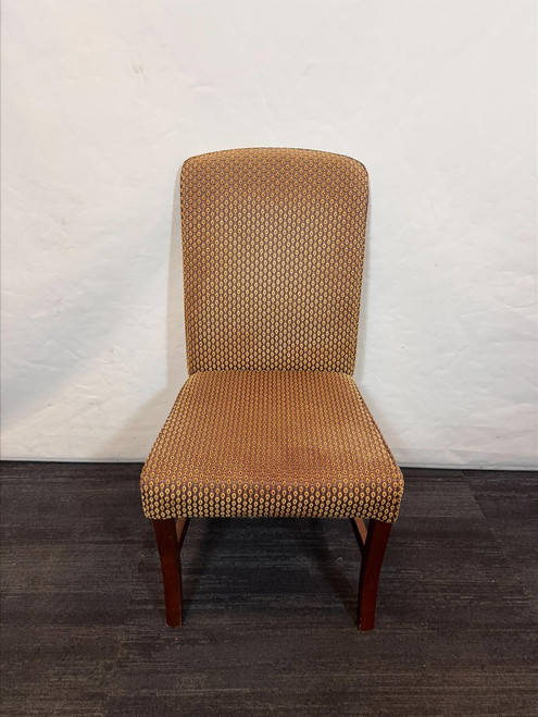 Concorde Brown And Cream Spotted Dining Chair (85A-DD5-817)