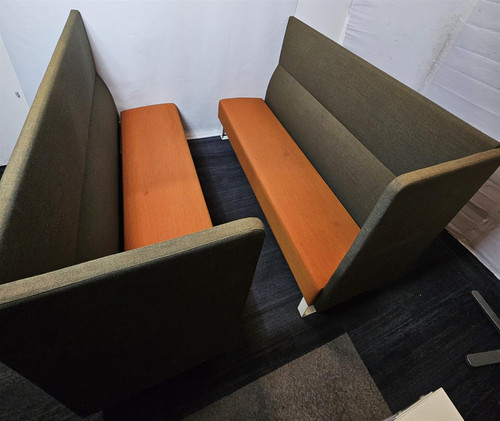 Materia Orange and Grey Booth (4E6-970-784)