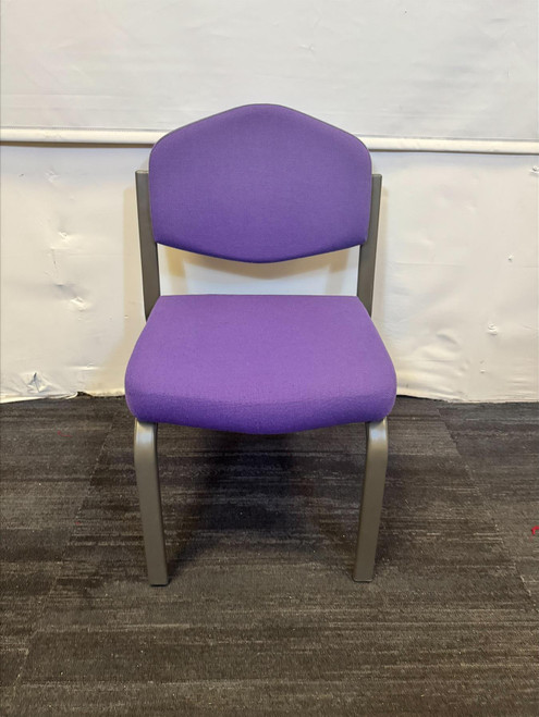 Gresham Light Purple And Grey Stackable Chair (422-9DD-412)