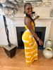 All Tye'd Up Maxi Dress - Mustard