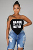 BLM Crop Top