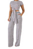 Two-piece Striped Pant Set