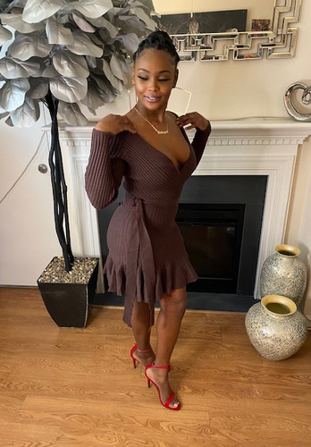 It's All Luv Sweater Dress