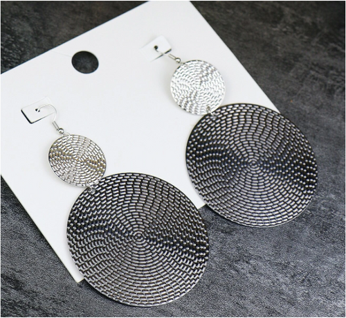DC Drip: Classic Circle Drop Earrings
