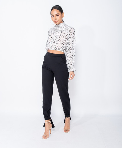 Uptown Tie Hem Trousers