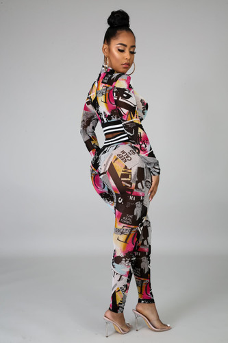 Ms. Thang Two Piece Mesh Set - FINAL SALE