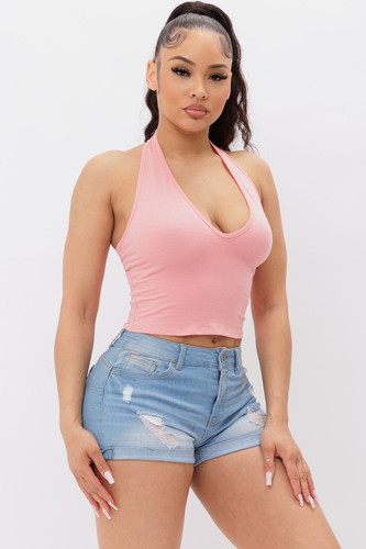 Cotton Candy Halter Top
