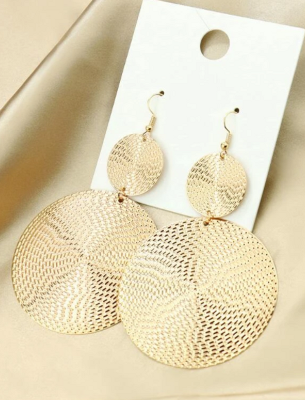 DC Drip: Classic Circle Drop Earrings