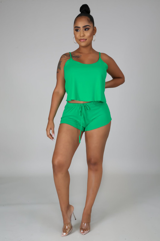 Caked Up Scallop Short Set