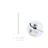 Baseus Smooth Writing 2 Series Plug-Type Stylus USB-C Active Version, Moon White (With USB-A to USB-C cable and active pen tip)