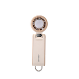 Cold Compress High-Speed Folding Handheld Fan JF-91 Apricot