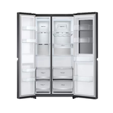 GC-V257CQFW.AEPRLML (655L Side by Side Fridge in Matte Black Finish)