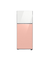 BESPOKE Top Mount Freezer Refrigerator with Optimal Fresh+ in Clean White + Clean Peach, 427L