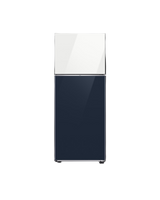 BESPOKE Top Mount Freezer Refrigerator with Optimal Fresh+ in Clean White + Clean Navy, 476L