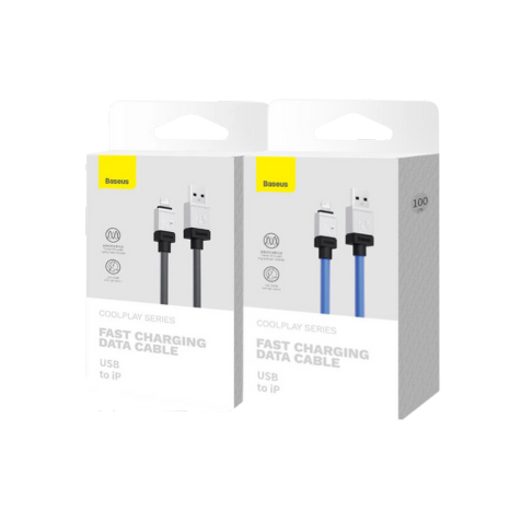 Baseus CoolPlay Series Fast Charging Cable USB to iP 2.4A 1m