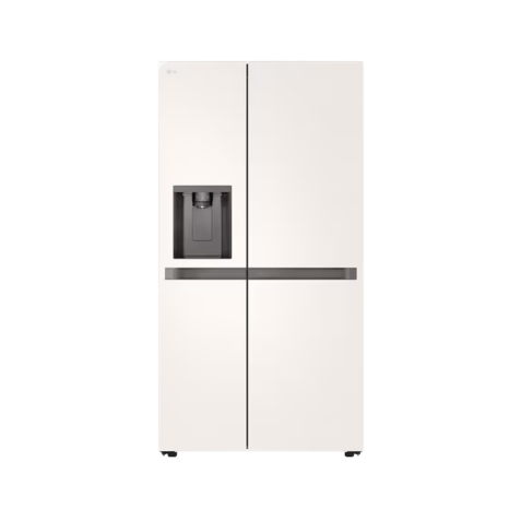 GC-L257KQKW-AEERLML (635l Side by Side Fridge in Beige White)