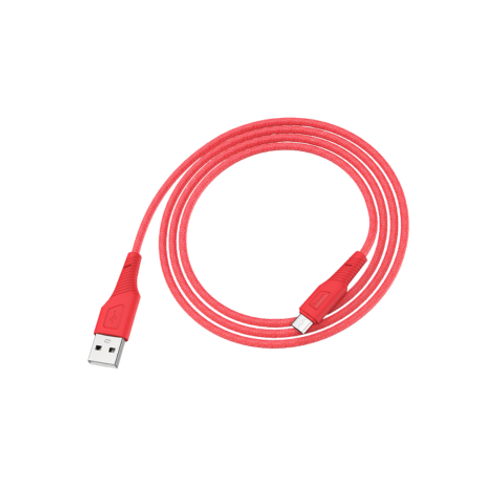 X58 Airy silicone charging data cable for Micro (Red)