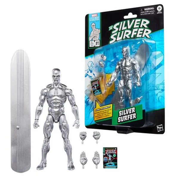 (P) Fantastic Four Marvel Legends Series Silver Surfer 6-Inch Action Figure (P) Fantastic Four Marvel Legends Series Silver Surfer 6-Inch Action Figure
