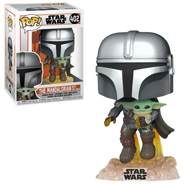 Pop! Vinyl Figure Case Star Wars: The Mandalorian Series 4 (The Mandalorian Flying with Jet Pack)