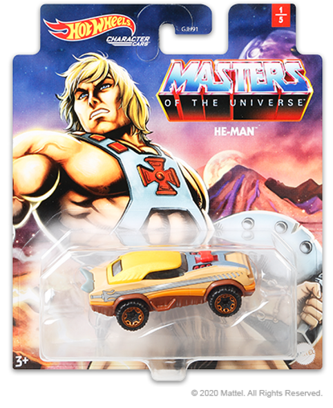 Masters of the Universe Hot Wheel Character Car - He-Man