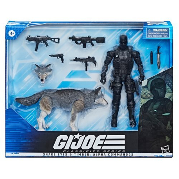 G.I. Joe Classified Series Snake Eyes and Timber Figures