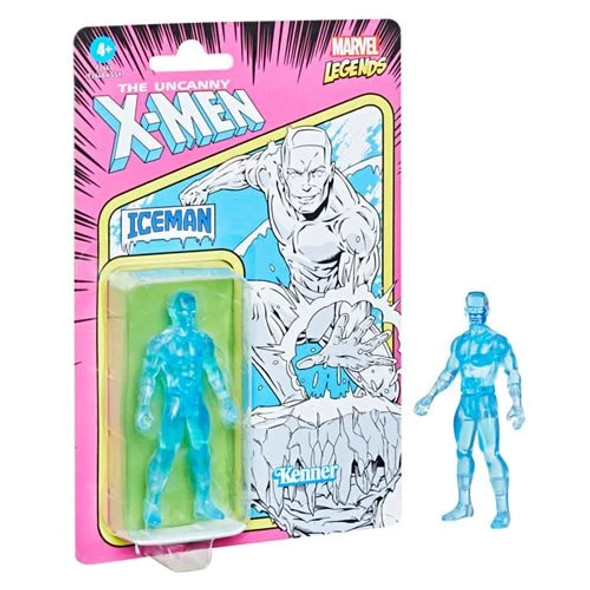 Marvel Legends Retro 375 Collection Iceman 3 3/4-Inch Action Figure