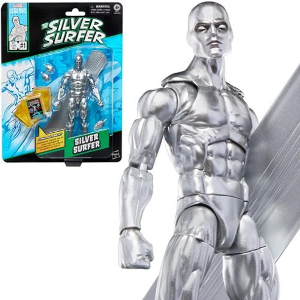 (P) Fantastic Four Marvel Legends Series Silver Surfer 6-Inch Action Figure