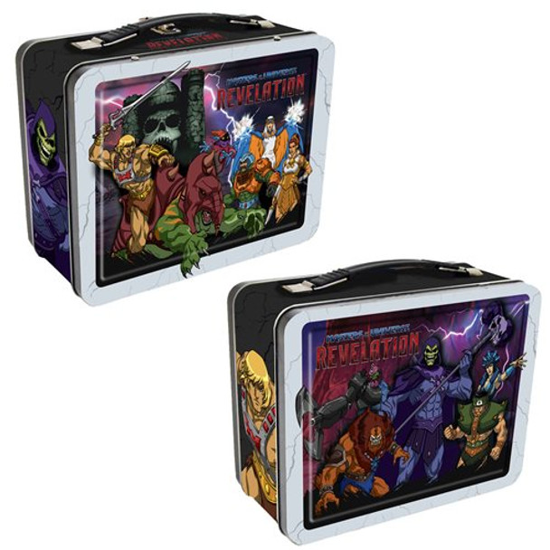 Masters of the Universe Revelation Hero And Villain Tin Tote