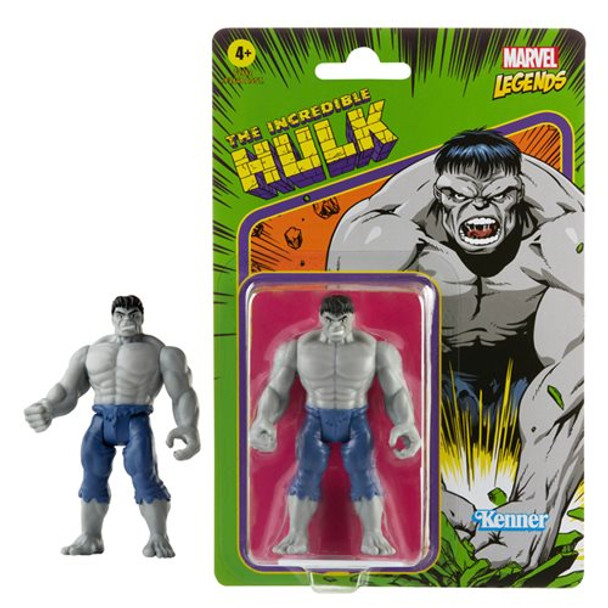 Marvel Legends Retro 375 Collection Gray Hulk 3 3/4-Inch Action Figure