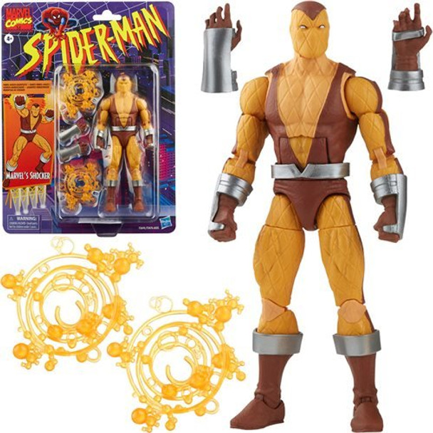 Spider-Man Retro Marvel Legends Shocker 6-Inch Action Figure