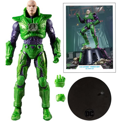 DC Multiverse Lex Luthor Green Power Suit DC New 52 7-Inch Scale
