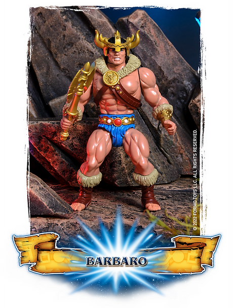 Legends of Dragonore Heroic Champion Barbaro  5.5" action figure