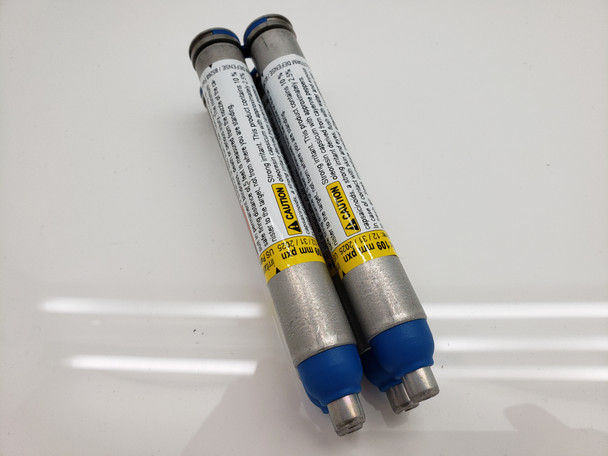 JPX 4 Shot set of LE BLUE OC Cartridges EXP 2027 with UV DYE