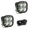 Squadron Sport Black LED Auxiliary Light Pod Pair - Universal