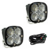 Squadron Pro Black LED Auxiliary Light Pod Pair - Universal