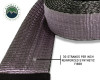 Tow Strap 40,000 lb. 4" x 8' Gray With Black Ends & Storage Bag Universal