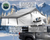 18039926 OVS Nomadic 3 Extended Roof Top Tent in Artic White