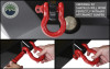 19010204 Recovery Shackle 3/4" 4.75 Ton Red - Sold In Pairs