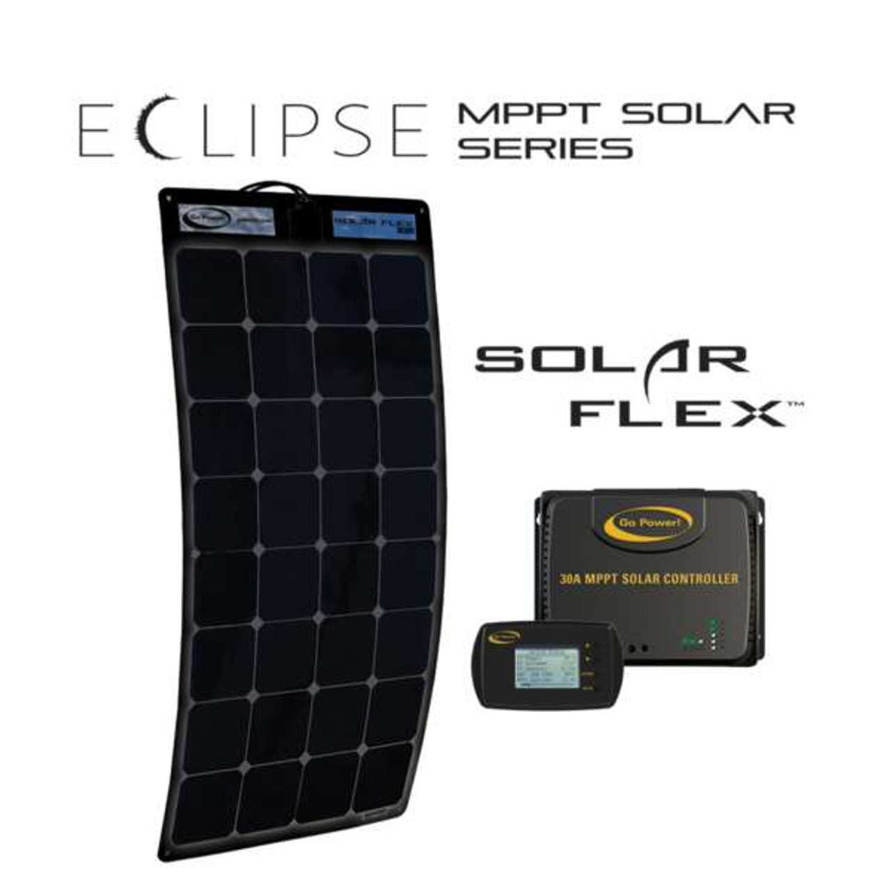 Go Power Solarflex™ Eclipse 190w + 30a Mppt Controller Solar Kit